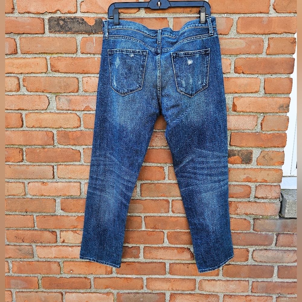 New Gap 1969 Patchwork Distressed Slim Boyfriend … - image 3